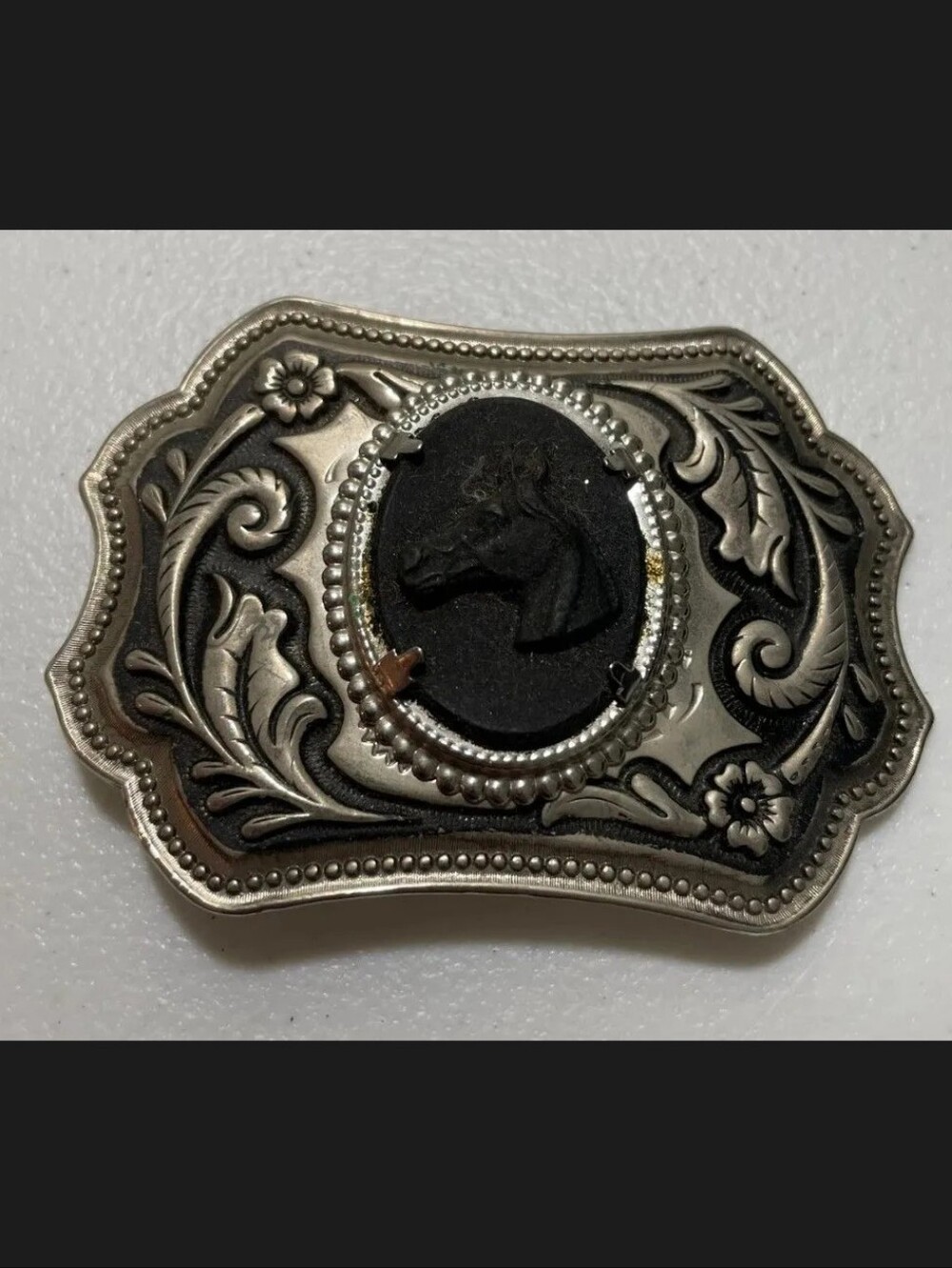 Vintage HORSE Belt Buckle